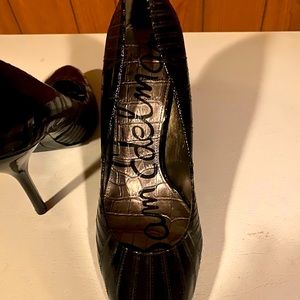 Women’s Sam Edelman Black Patent Pump Sz 10